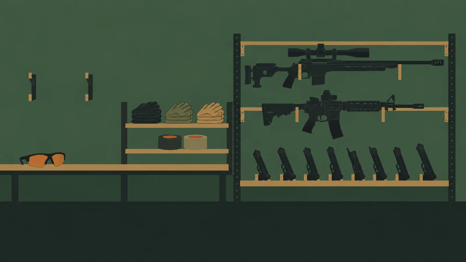 Le rayon répliques ouvre : dix modèles du pistolet au sniper