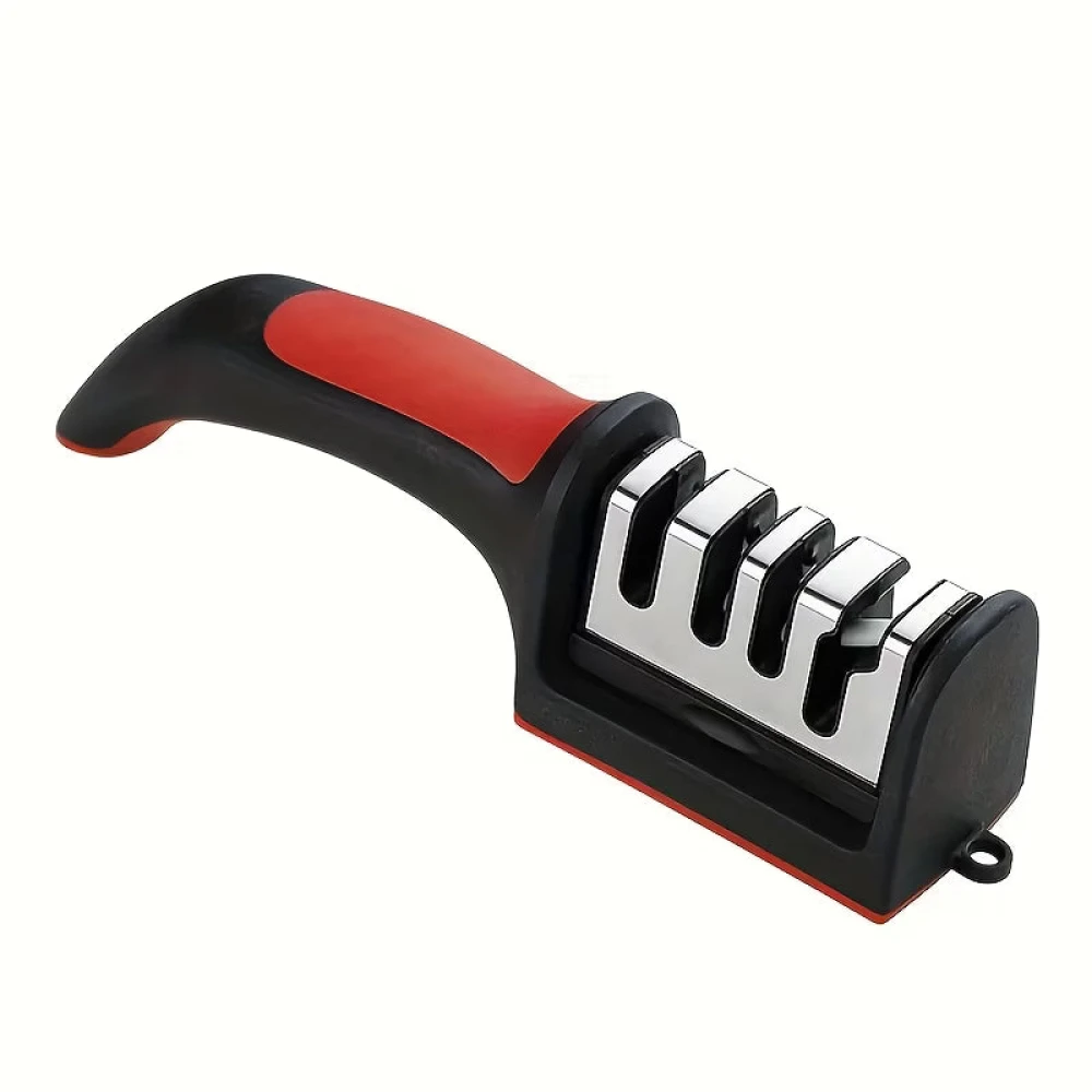 Aiguiseur Couteaux 4 en 1 Professionnel Tungstène Diamant Céramique Manuel Cuisine