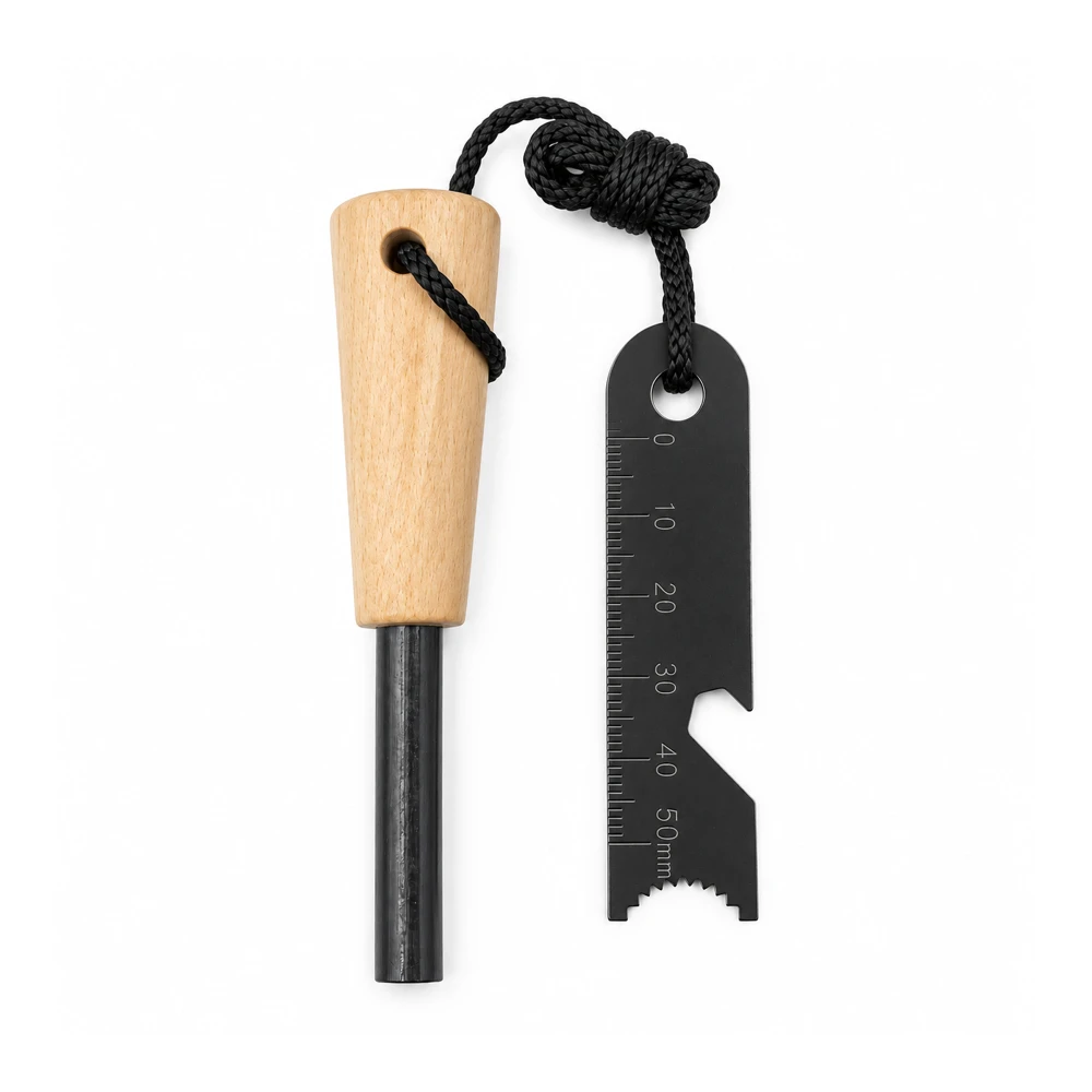 Allume-Feu Ferro à Manche Bois, 10 cm