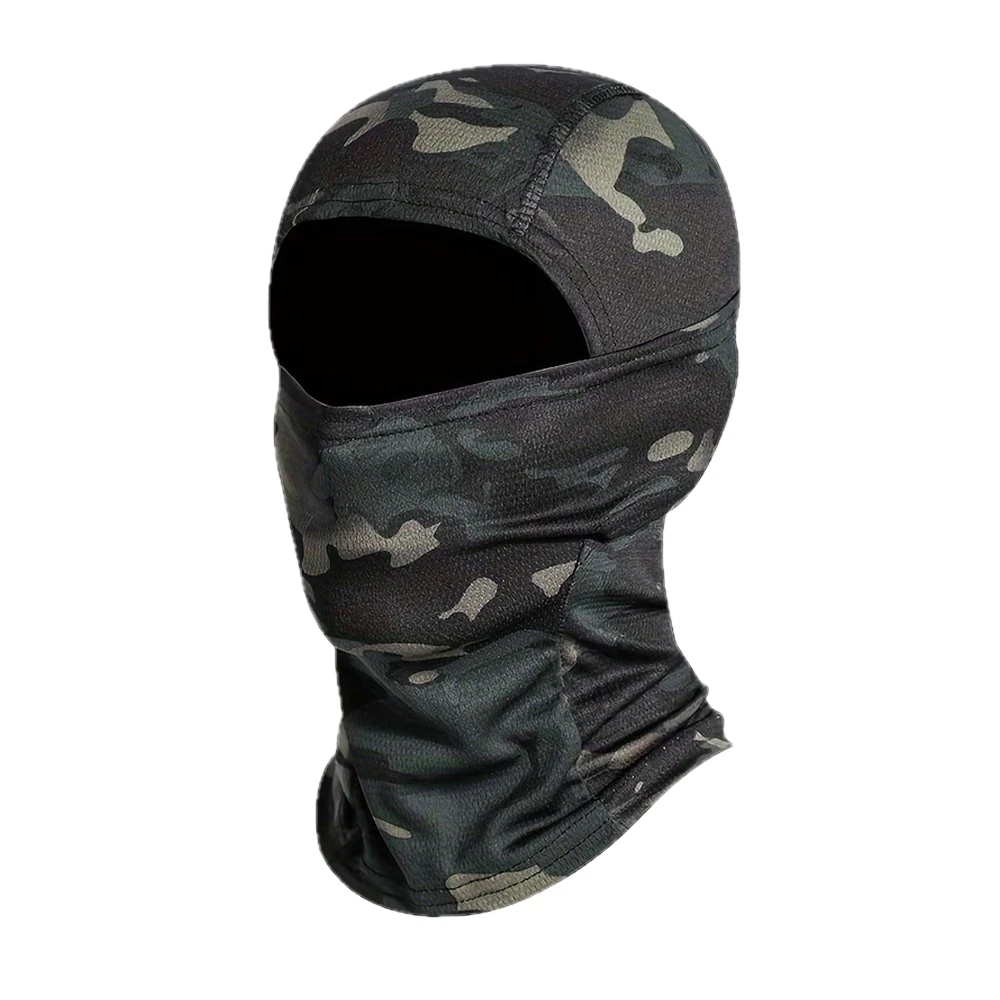 Cagoule Camouflage Multicam Noir Respirante Polyester