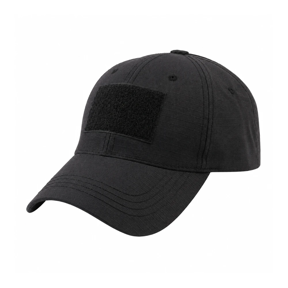 Casquette Baseball Camouflage Black Unisexe Sport Outdoor Polyester