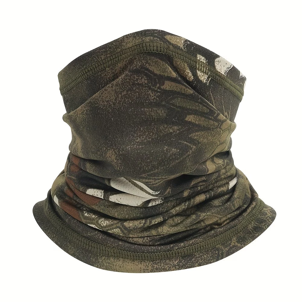 Cache-Cou Camouflage Python Vert Unisexe Respirant Polyester