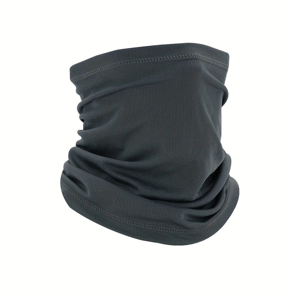Cache-Cou Gris Anthracite Respirant Polyester