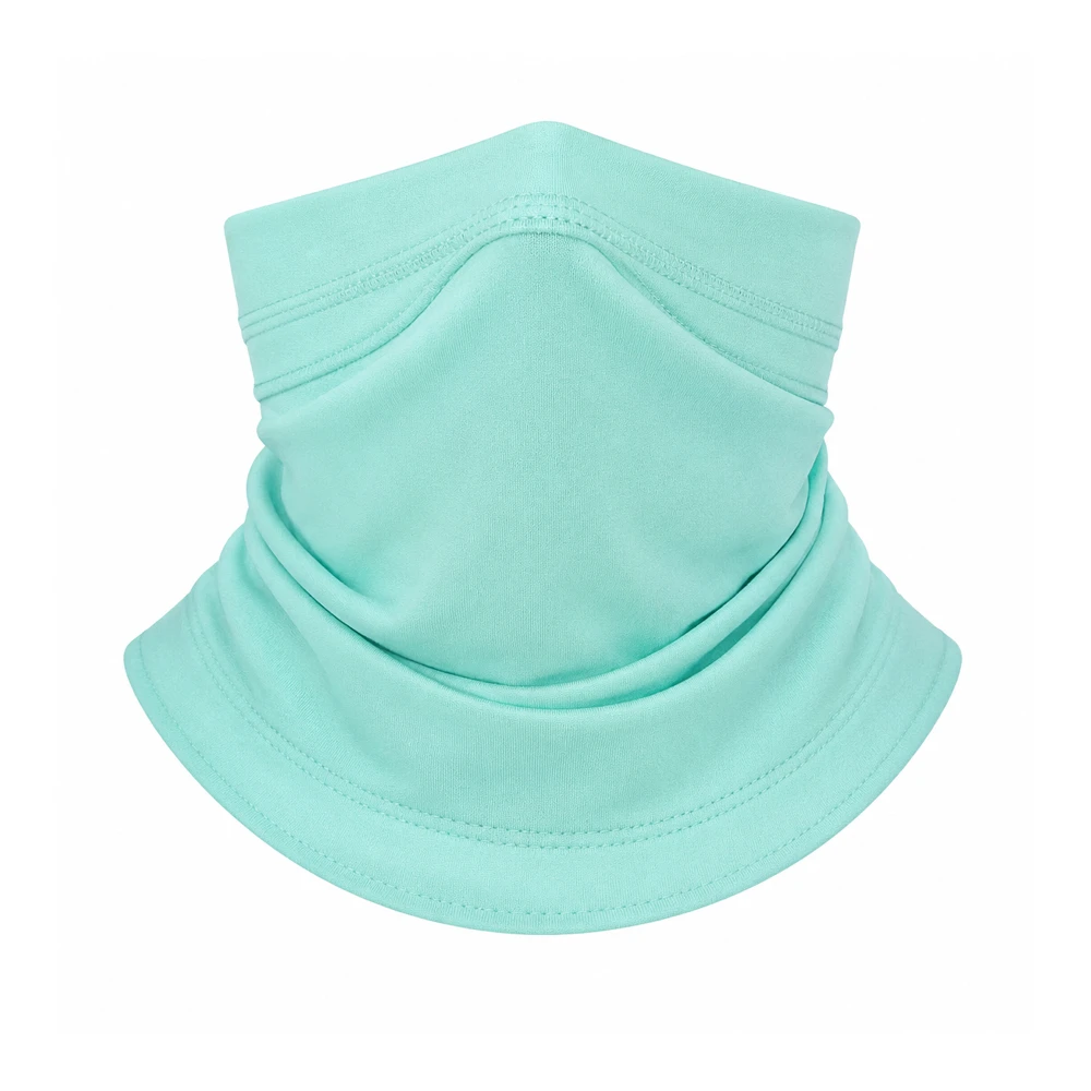 Cache-Cou Turquoise Unisexe Respirant Polyester
