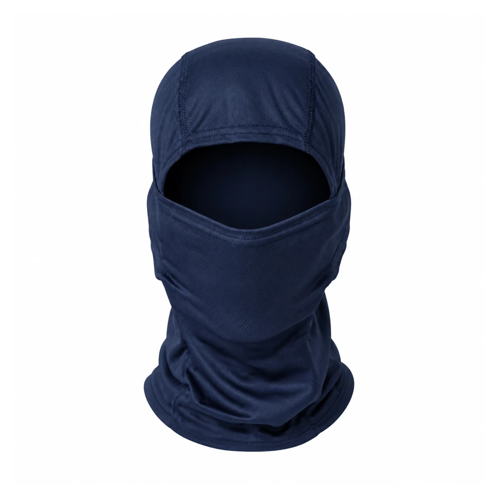 Cagoule Bleu Marine Unie Respirante Polyester