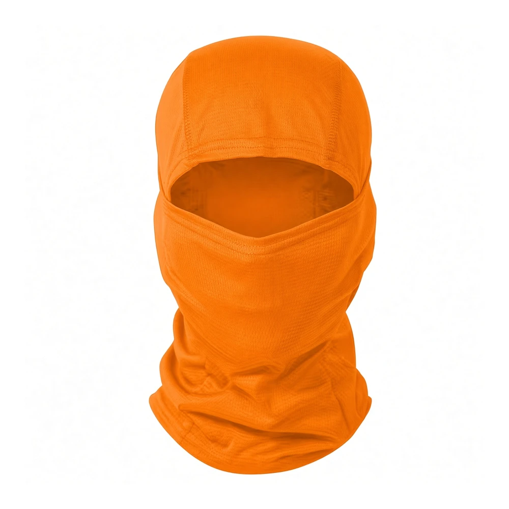 Cagoule Orange Unie Respirante Polyester