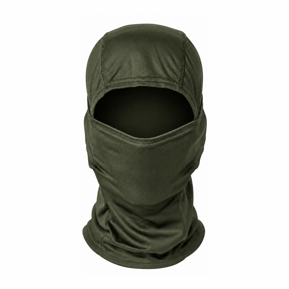 Cagoule Vert Olive Unie Respirante Polyester