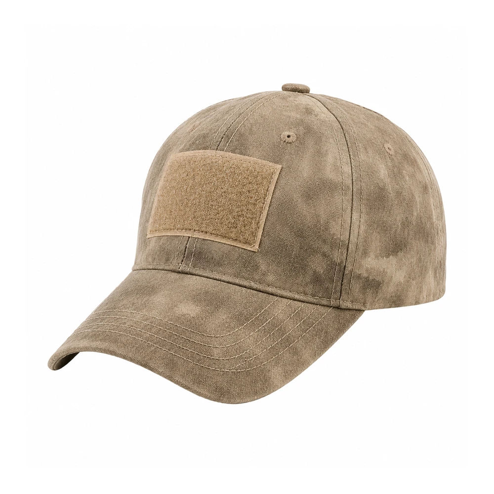 Casquette Baseball Camouflage Gris Ruines Unisexe Outdoor Polyester
