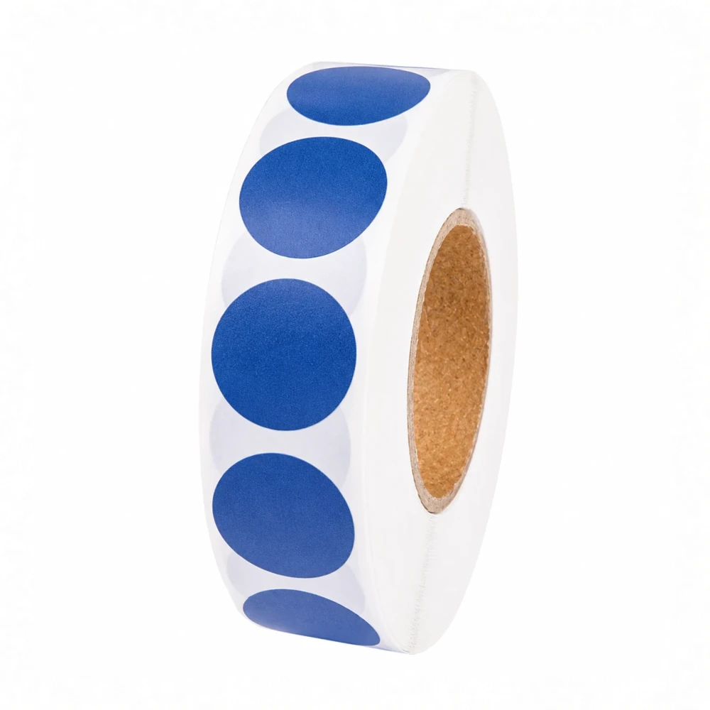 1000 Pastilles Rondes Bleues 13mm