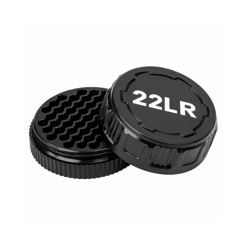 Mini Boîte de Rangement 55 Munitions .22LR Noire