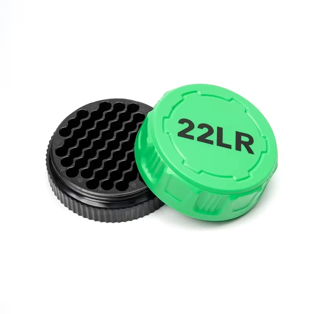 Mini Boîte de Rangement 55 Munitions .22LR Verte