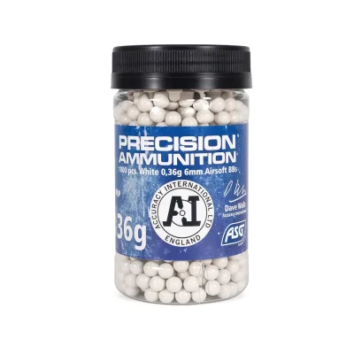 1000 Billes Airsoft Accuracy International 6 mm 0,36 g