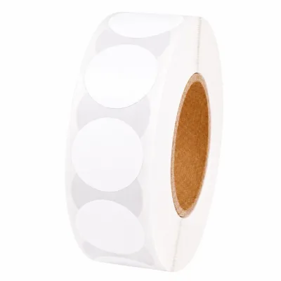 1000 Pastilles Rondes Blanches 13mm