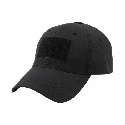 Casquette Baseball Camouflage Black Unisexe Sport Outdoor Polyester