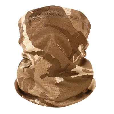 Cache-Cou Camouflage Desert Unisexe Respirant Acrylique