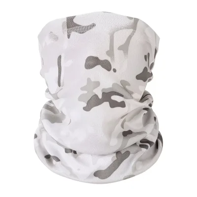 Cache-Cou Camouflage Neige Unisexe Respirant Acrylique