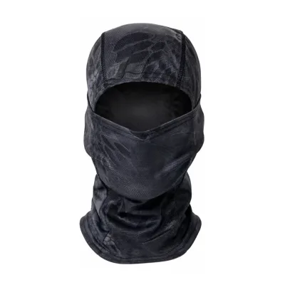 Cagoule Camouflage Python Noir Respirante Polyester