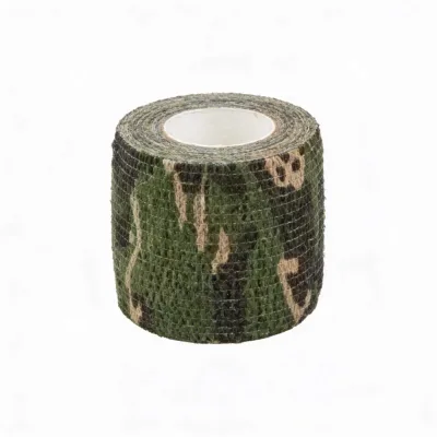 Ruban Adhésif 5cm x 4.5m Sport Camouflage Jungle Auto-Agrippant Extensible Outdoor Chasse