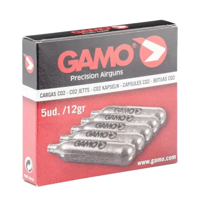 Lot de 5 Cartouches de CO2 12g Gamo